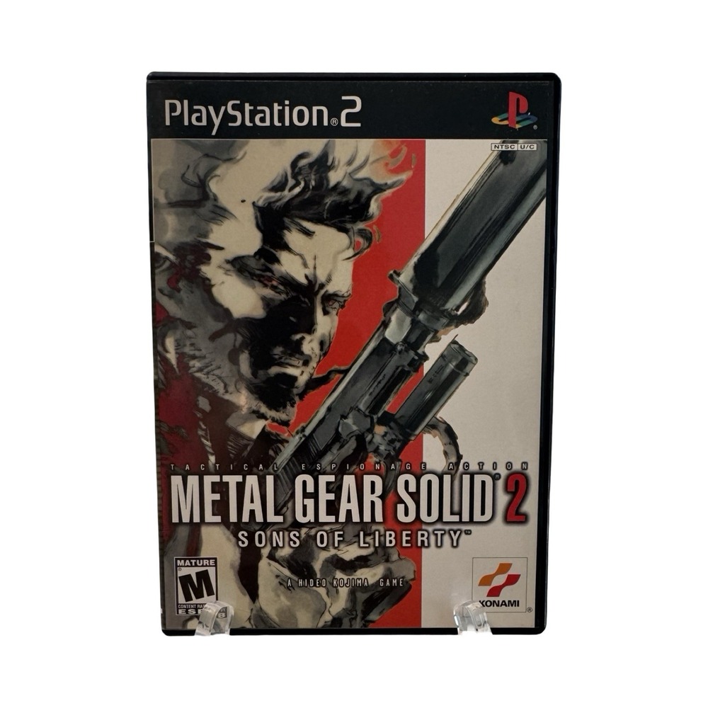 Metal Gear Solid 2 Sons of Liberty‎ PS2 PlayStation 2 Konami SLUS-20144 CIB